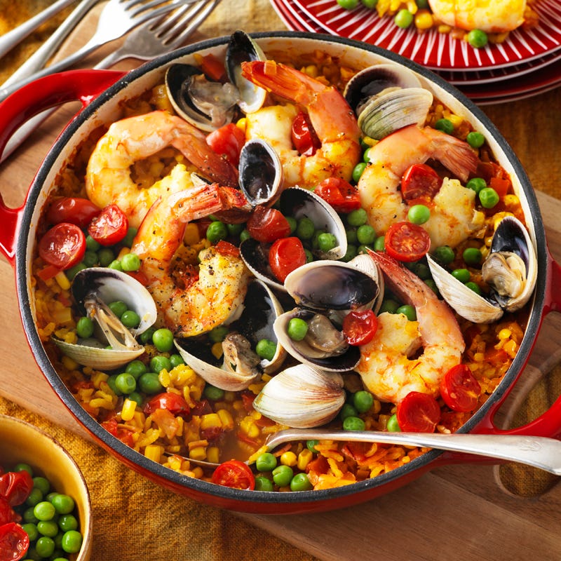 Photo of Seafood and corn paella by WW