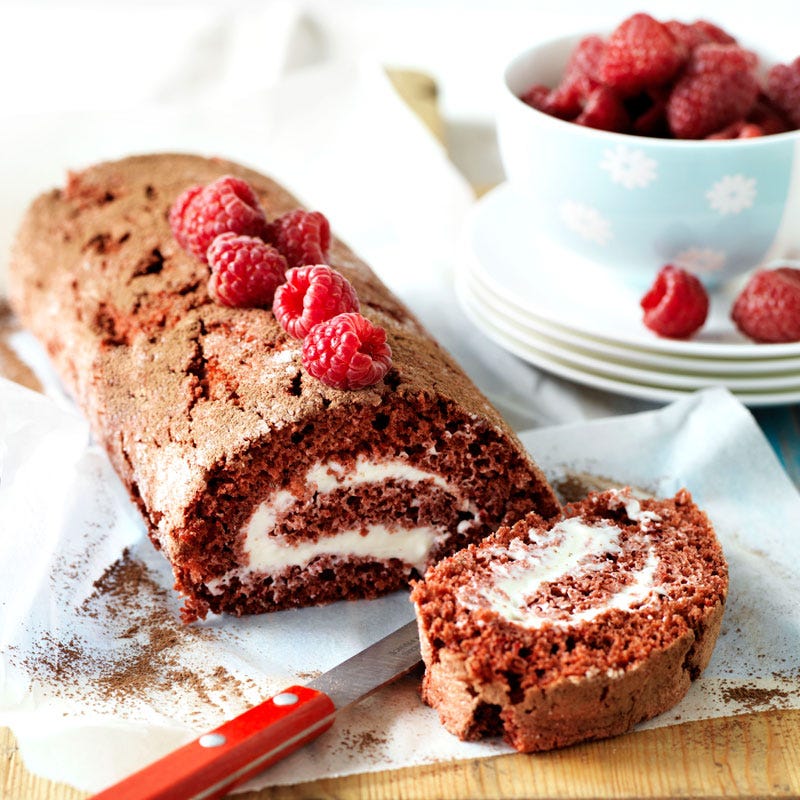 Photo of Red velvet raspberry roulade by WW