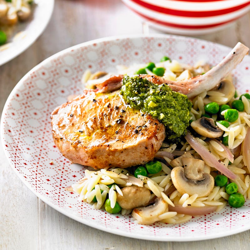 Photo of Pork cutlets with risoni salad by WW