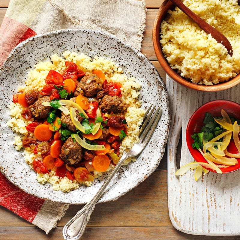 Kefta tagine with preserved lemon