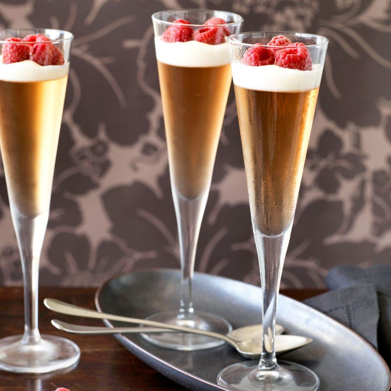 Photo of Champagne and raspberry jellies by WW