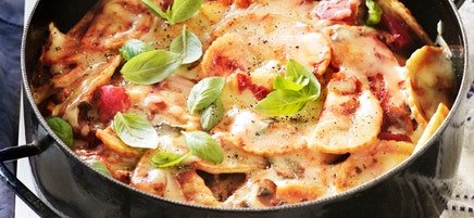 Easy vegetable pasta bake
