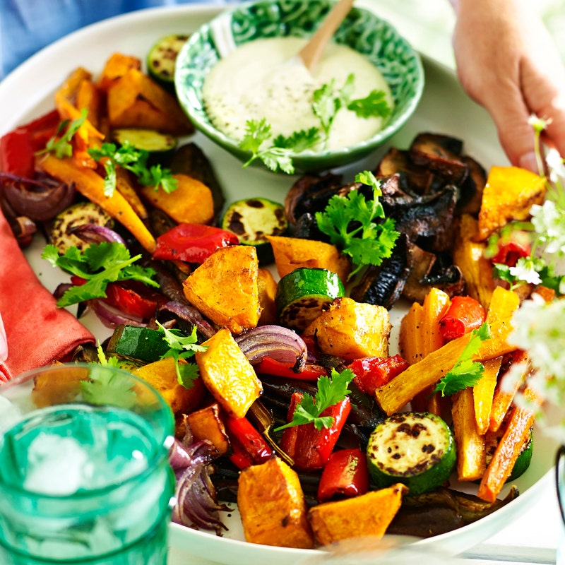 Spiced roasted vegetables