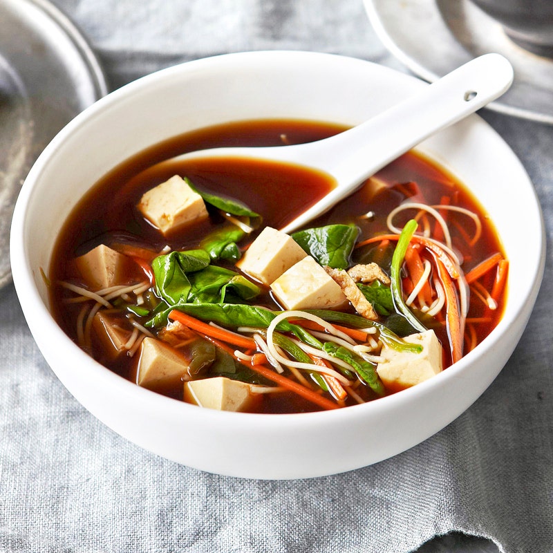Tofu and vegetable laksa