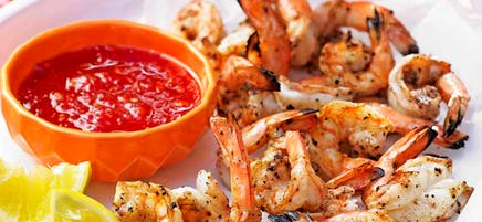 Salt and pepper prawns