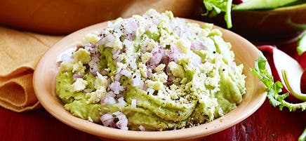 Avocado and bean dip