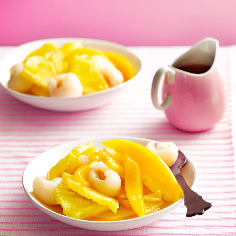 Photo of Tropical fruit salad with coconut syrup by WW