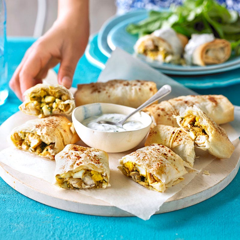 Photo of Chicken b'stilla parcels with yoghurt by WW