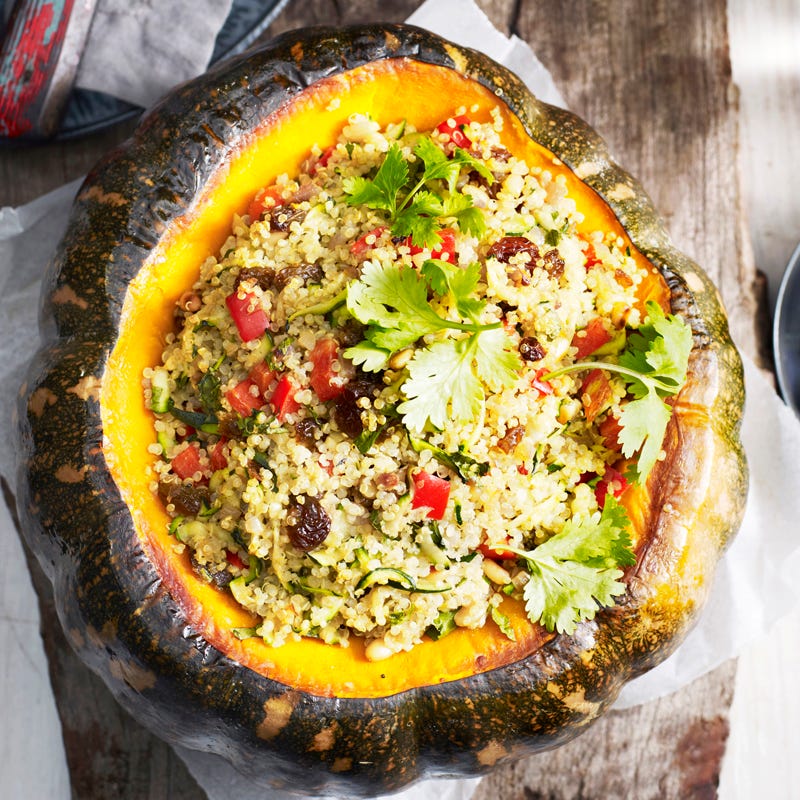 Photo of Stuffed pumpkin with quinoa, raisins and herbs by WW