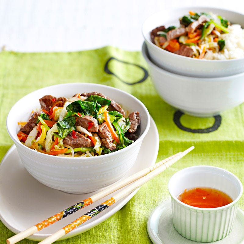 Photo of Beef and lemongrass stir-fry by WW