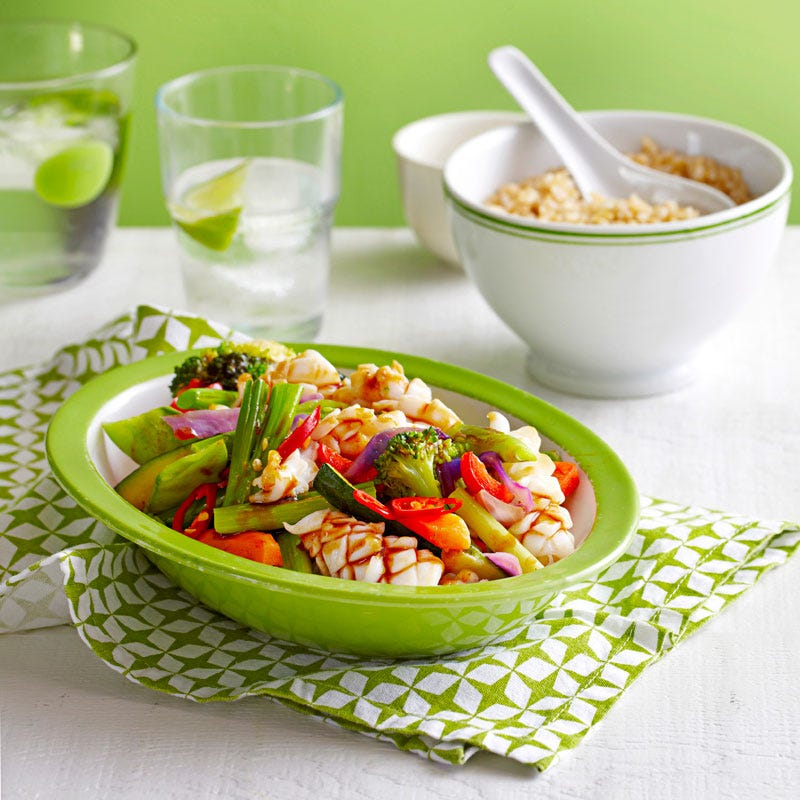 Photo of Chilli Squid stir-fry by WW