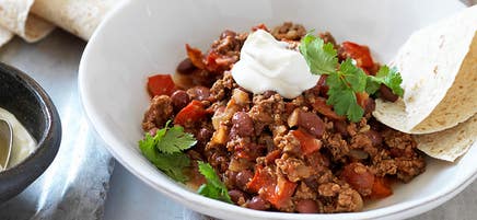 Beef chilli con carne