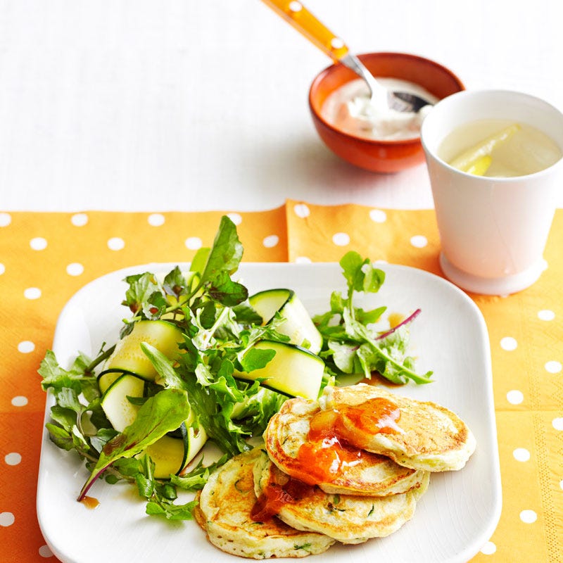 Photo of Sweet and spicy zucchini pancakes by WW