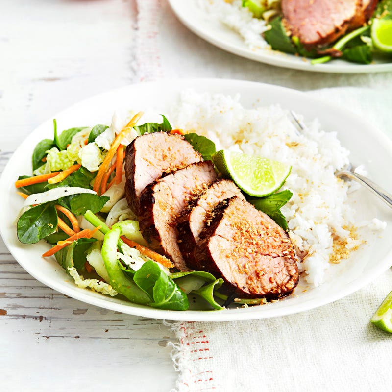 Photo of Pork with sesame salt and coleslaw by WW