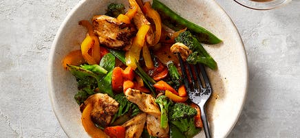 Sweet chilli chicken stir-fry