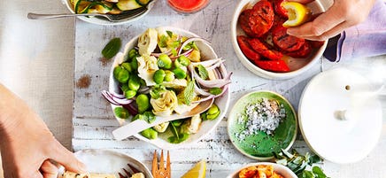 Spanish tapas platter