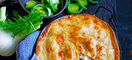 Fennel and leek fish pie