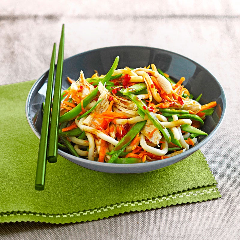 Photo of Noodle salad with shredded chicken by WW