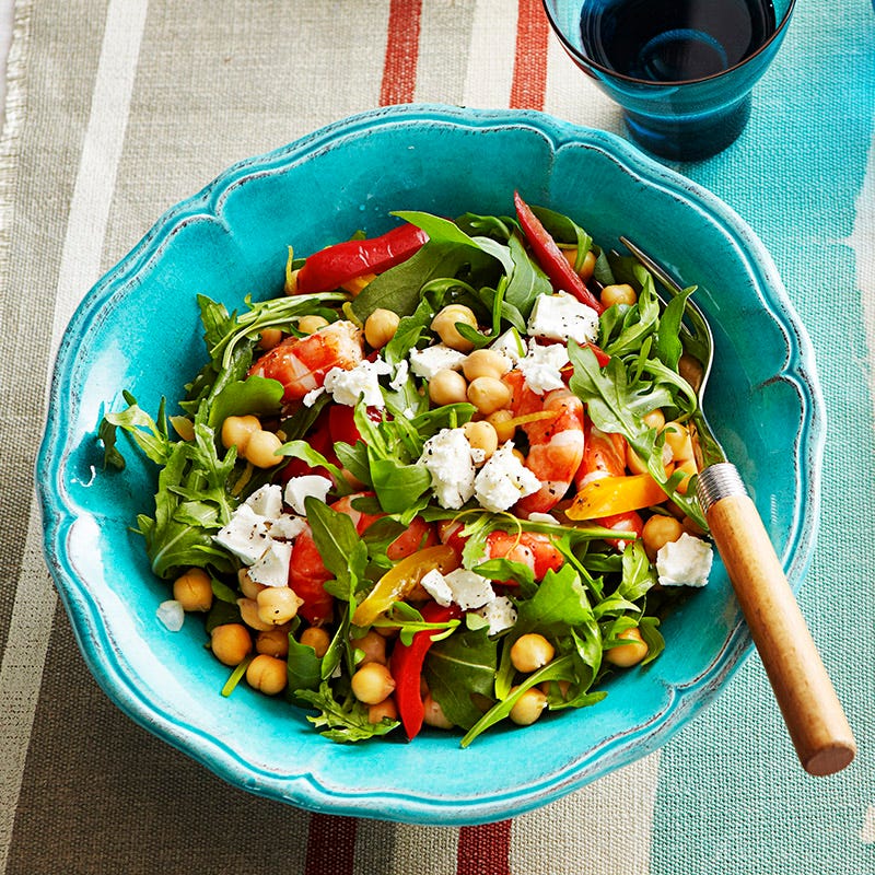 Photo of Prawn, chickpea and roasted capsicum salad by WW