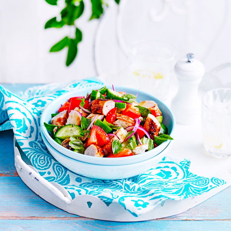 Photo of Chicken sausage panzanella by WW