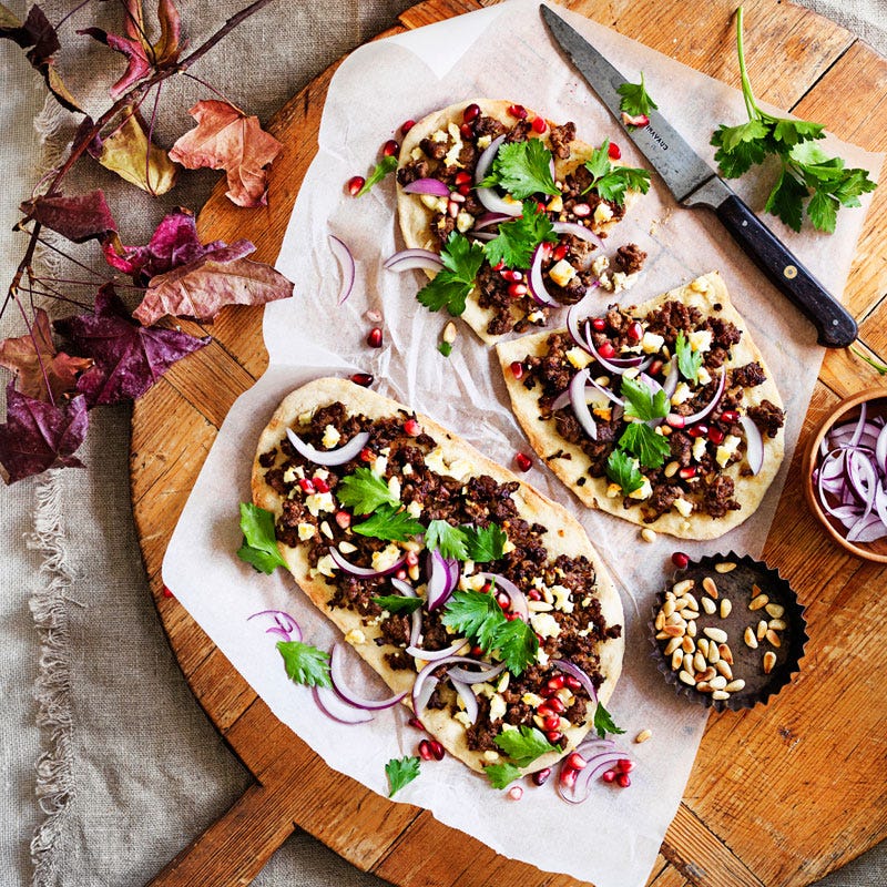 Photo of Lamb, feta and pomegranate pizza by WW