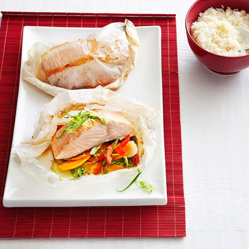 Photo of Teriyaki salmon parcels by WW