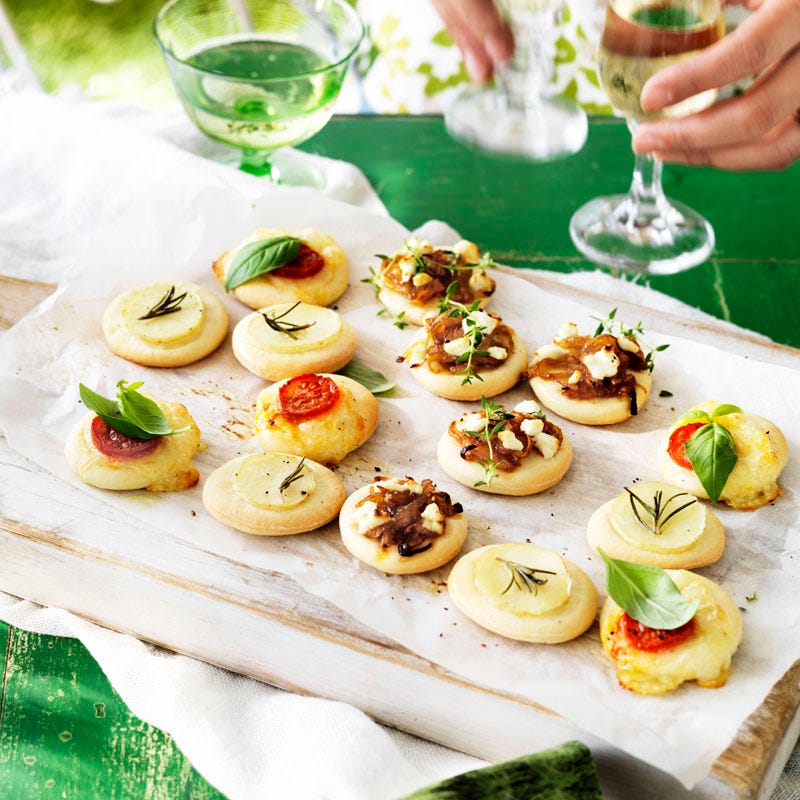 Photo of Mini pizzas with three toppings by WW