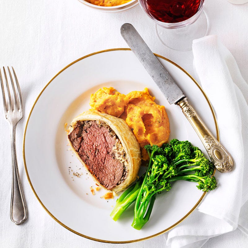 Photo of Beef wellington with pumpkin puree by WW
