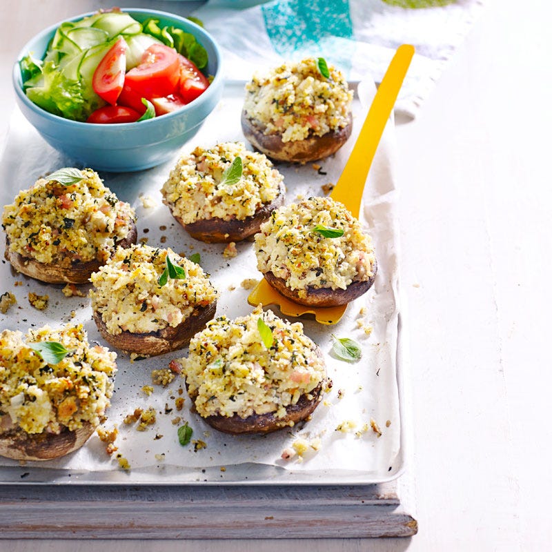 Photo of Stuffed quinoa mushrooms by WW