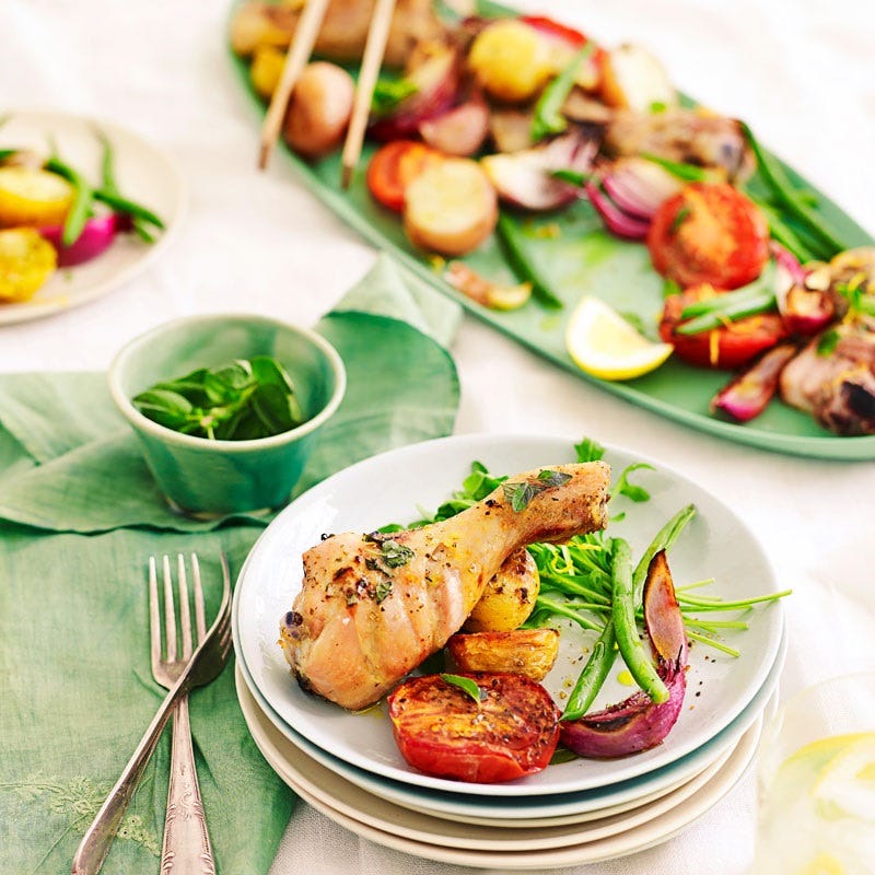 Photo of Greek-style baked chicken and potatoes by WW
