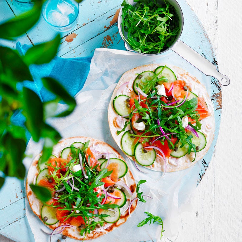 Photo of Smoked salmon pizza by WW