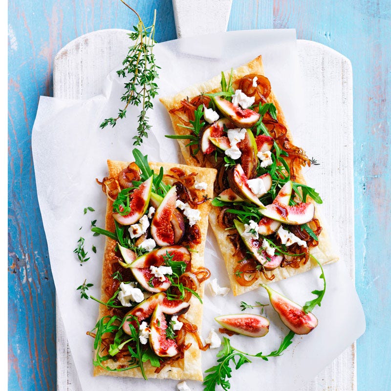 Photo of Fig, rocket and caramelised onion tarts by WW