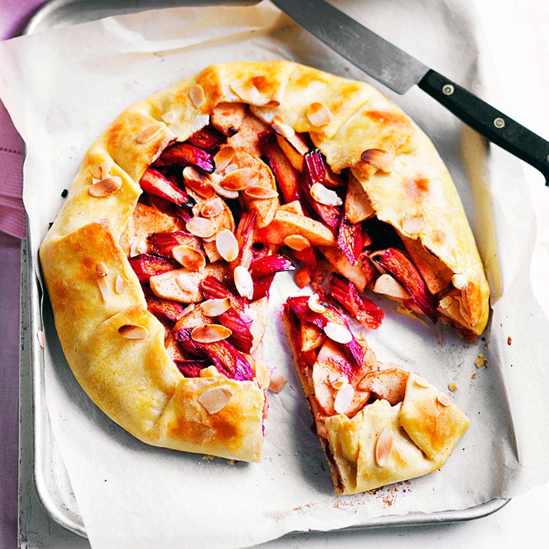 Photo of Apple and rhubarb crostata by WW