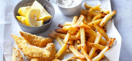 Fish fingers and chips