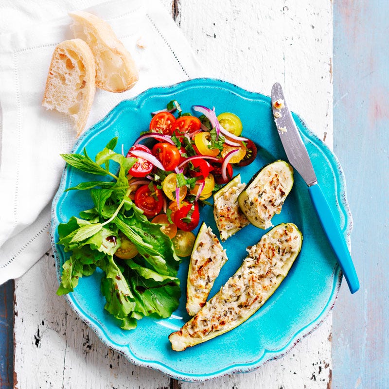 Photo of Zucchini filled with ricotta, lemon and herbs by WW