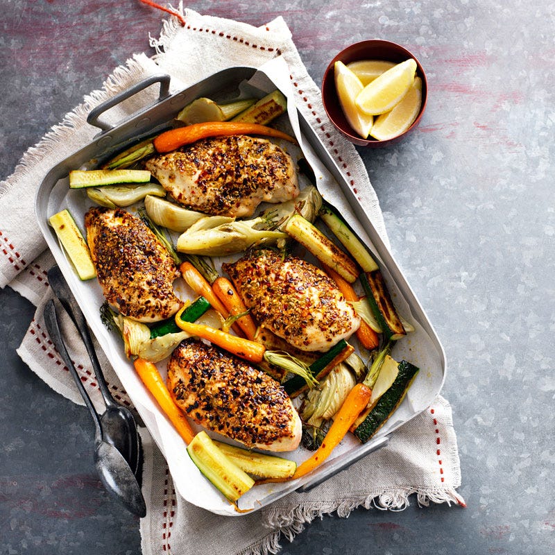 Photo of Roast chicken with fennel and chilli rub by WW
