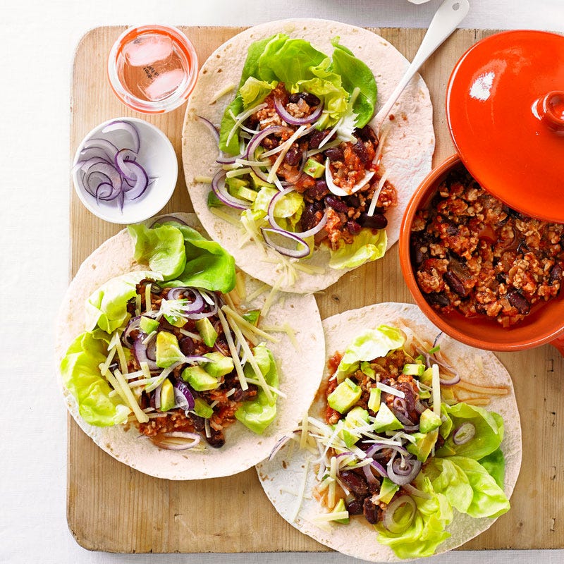 Photo of Pork and bean burritos by WW