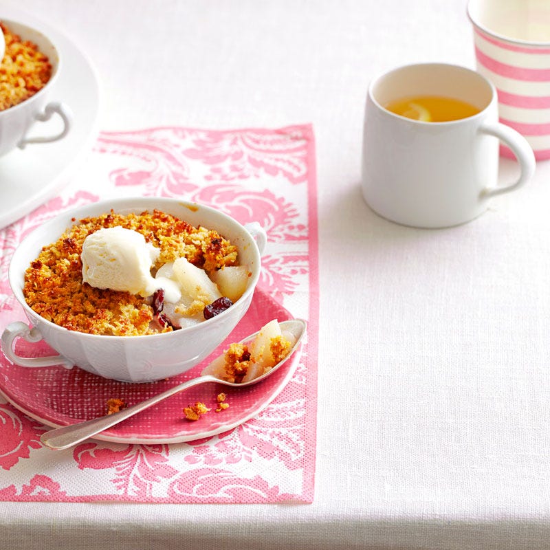 Photo of Pear and cranberry brown betty by WW