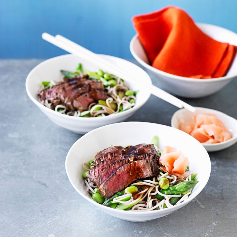 Photo of Teriyaki beef soba noodle salad by WW