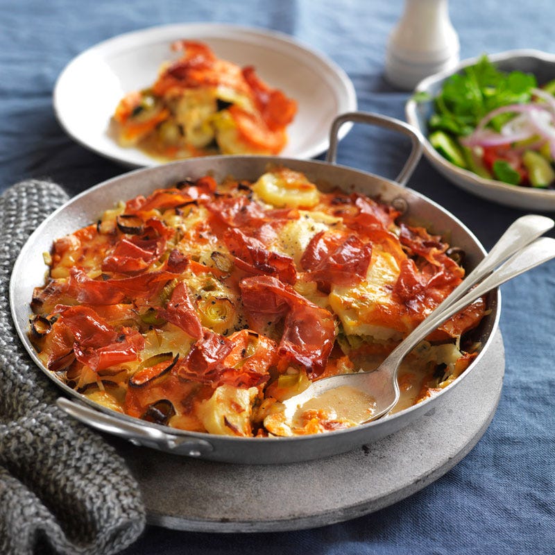 Photo of Creamy potato and prosciutto bake by WW