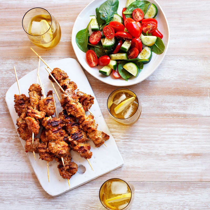 Photo of Grilled peanut pork skewers by WW