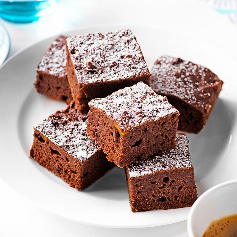Photo of Chocolate pumpkin brownies by WW