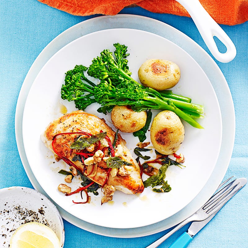 Photo of Chicken with walnut, sage and lemon by WW