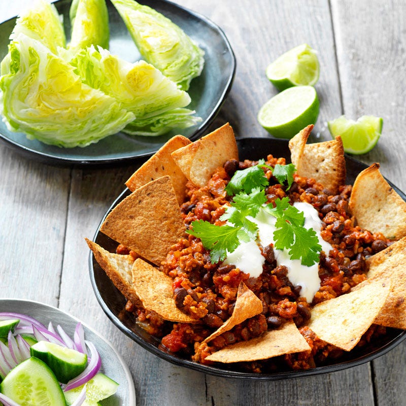 Photo of Pork and black bean nachos by WW
