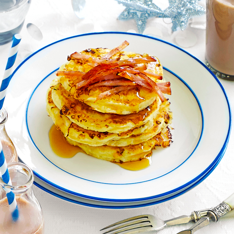 Photo of Bacon and maple syrup pancakes by WW