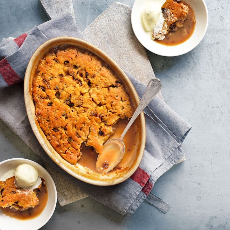 Photo of Sticky date and walnut self-saucing pudding by WW