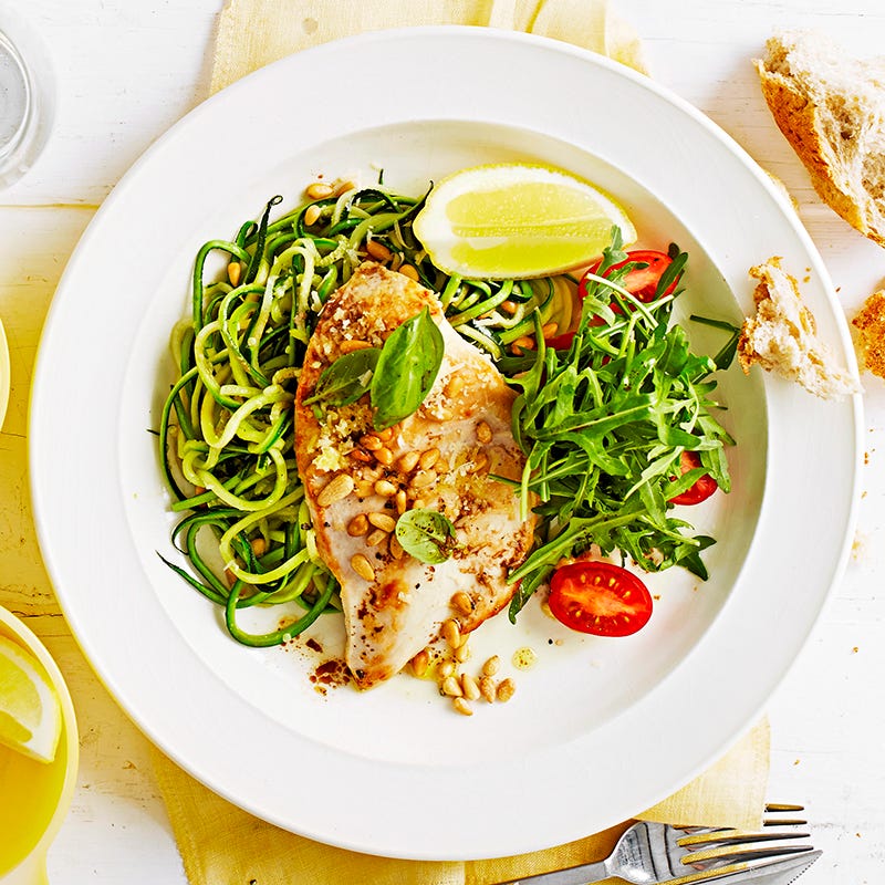 Photo of Chicken and zucchini noodles by WW
