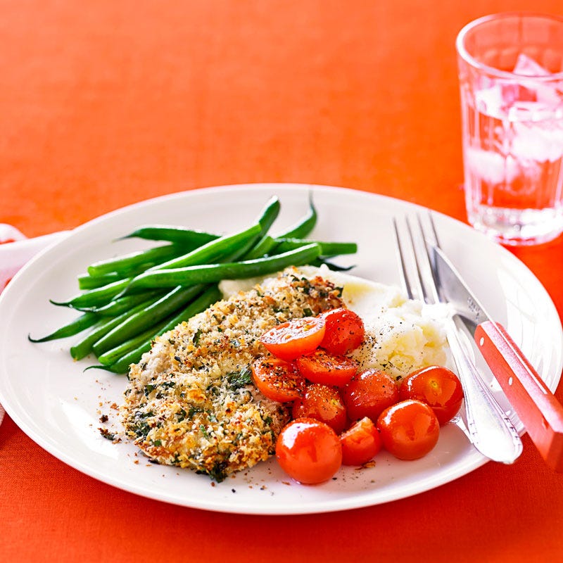 Photo of Parmesan turkey schnitzel by WW