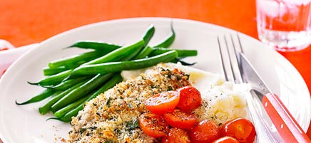 Parmesan turkey schnitzel
