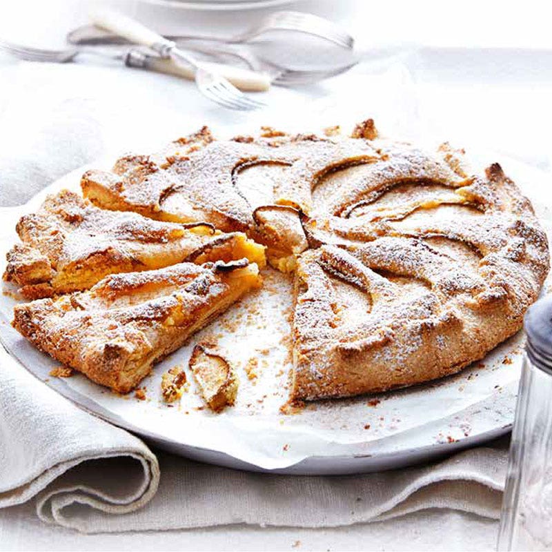 Pear and almond tart